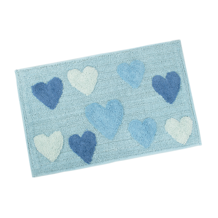 

Современный коврик Hearts Irya 50х80 см Зеленый