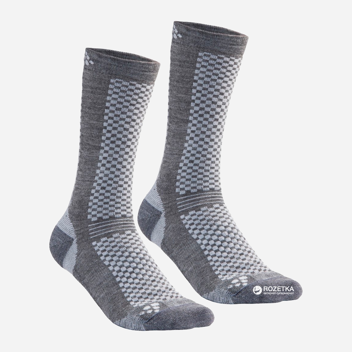 

Комплект носков Craft Warm Mid 2-Pack Sock 1905544-985920 37/39 2 пары Granite/Platinum