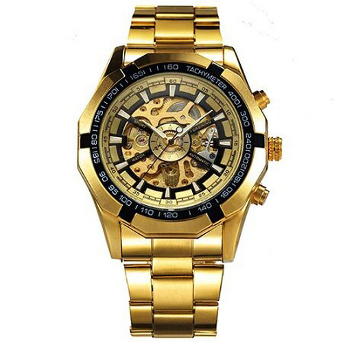 

Часы наручные Forsining 8042 Gold-Black