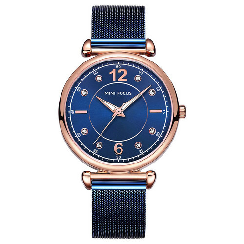 

Часы наручные Mini Focus MF0177L.04 Blue-Cuprum-Blue Diamonds