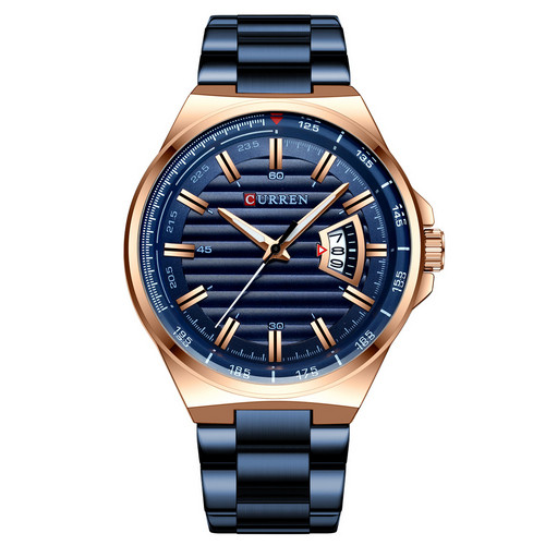 

Часы наручные Curren 8375 Blue-Cuprum