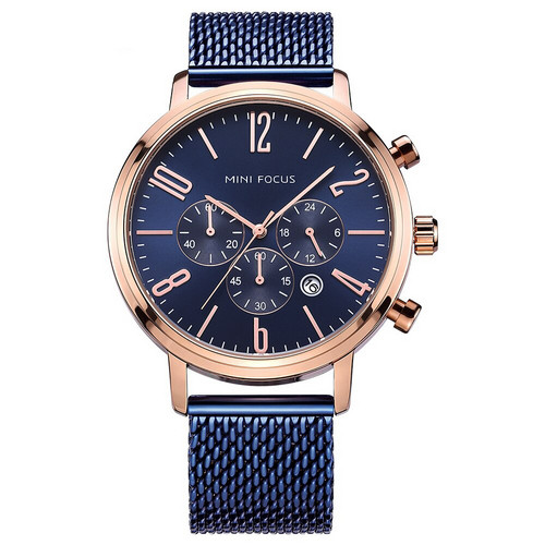 

Часы наручные Mini Focus MF0183G.02 Blue-Cuprum-Blue