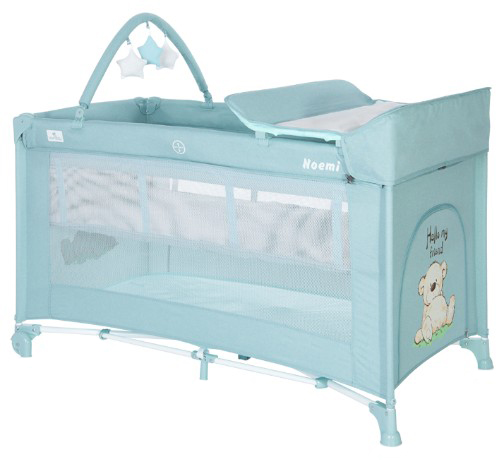 

Манеж Lorelli Noemi 2L+ Blue Surf Teddy (NOEMI 2L+ blue surf tedd)