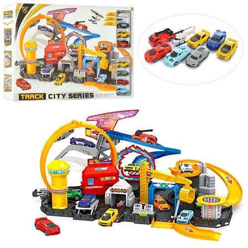 

Игрушка PENG RONG Гараж-трек (P884-A)