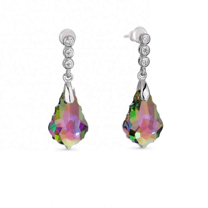 

Серебряные серьги SPARK Baroque со Swarovski модели K6090PS