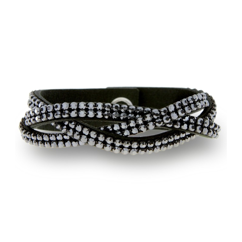 

Браслет из алькантары SPARK Braid Small со Swarovski модели BMESHW6CZJ