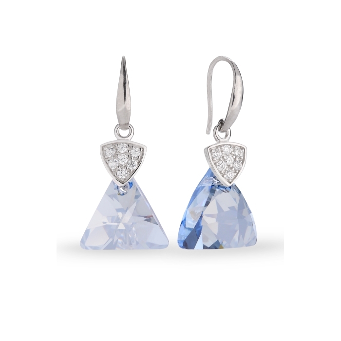 

Серебряные серьги SPARK Triangolo со Swarovski модели KW6628BLS