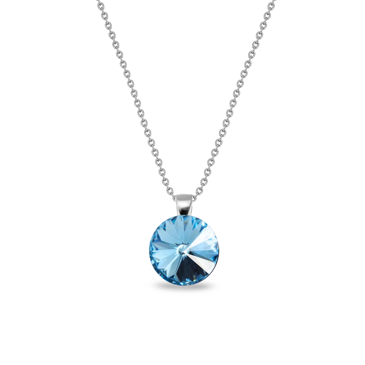 

Серебряный кулон c цепочкой SPARK CANDY со Swarovski модели N112212AQ