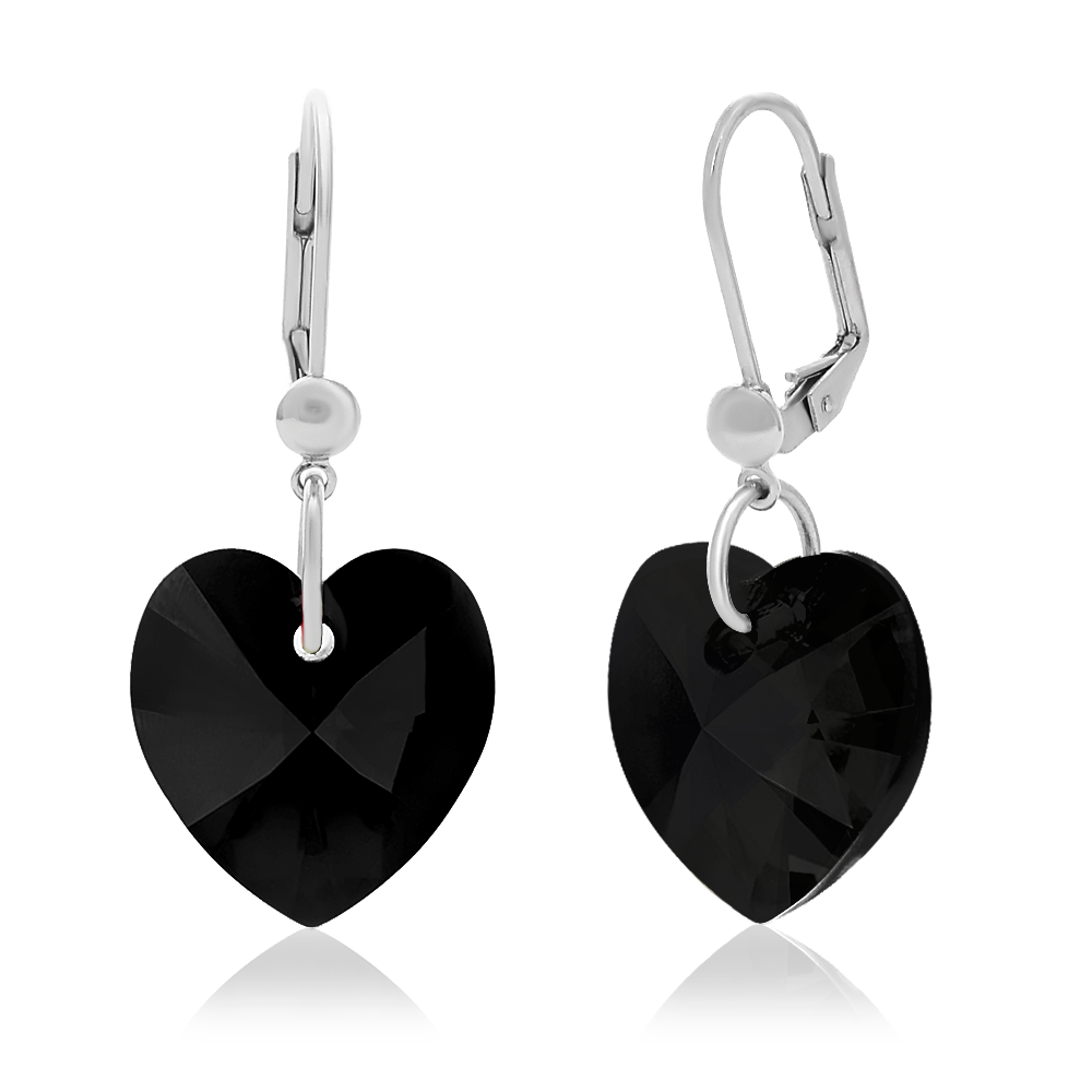 

Серьги KOBI Heart со Swarovski 18 мм модели 7440-9241-96