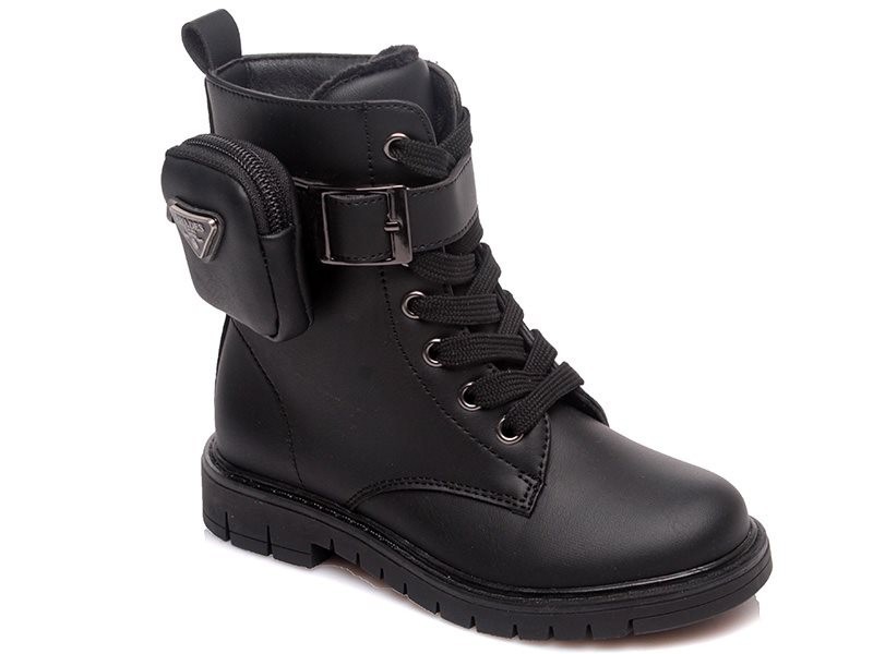 

Ботинки для девочки черные Weestep R761655850 BK 29