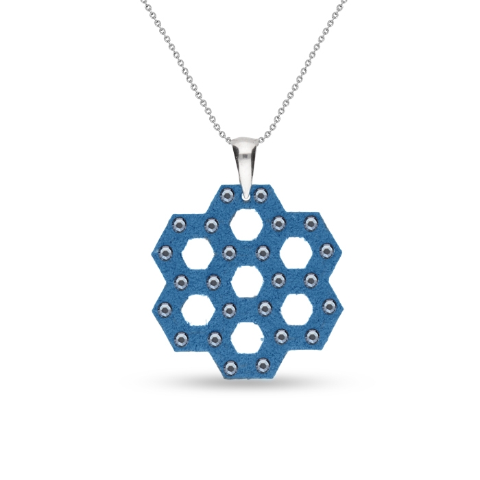 

Серебряный кулон c цепочкой SPARK со Swarovski модели NHEX7LBDB