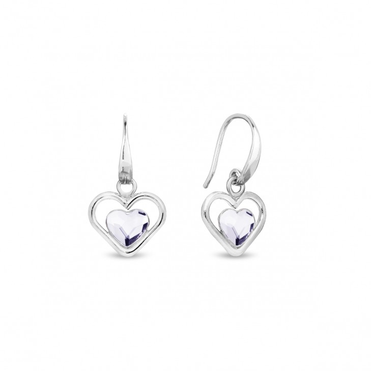 

Серебряные серьги SPARK Sweetheart со Swarovski модели KWM28086C