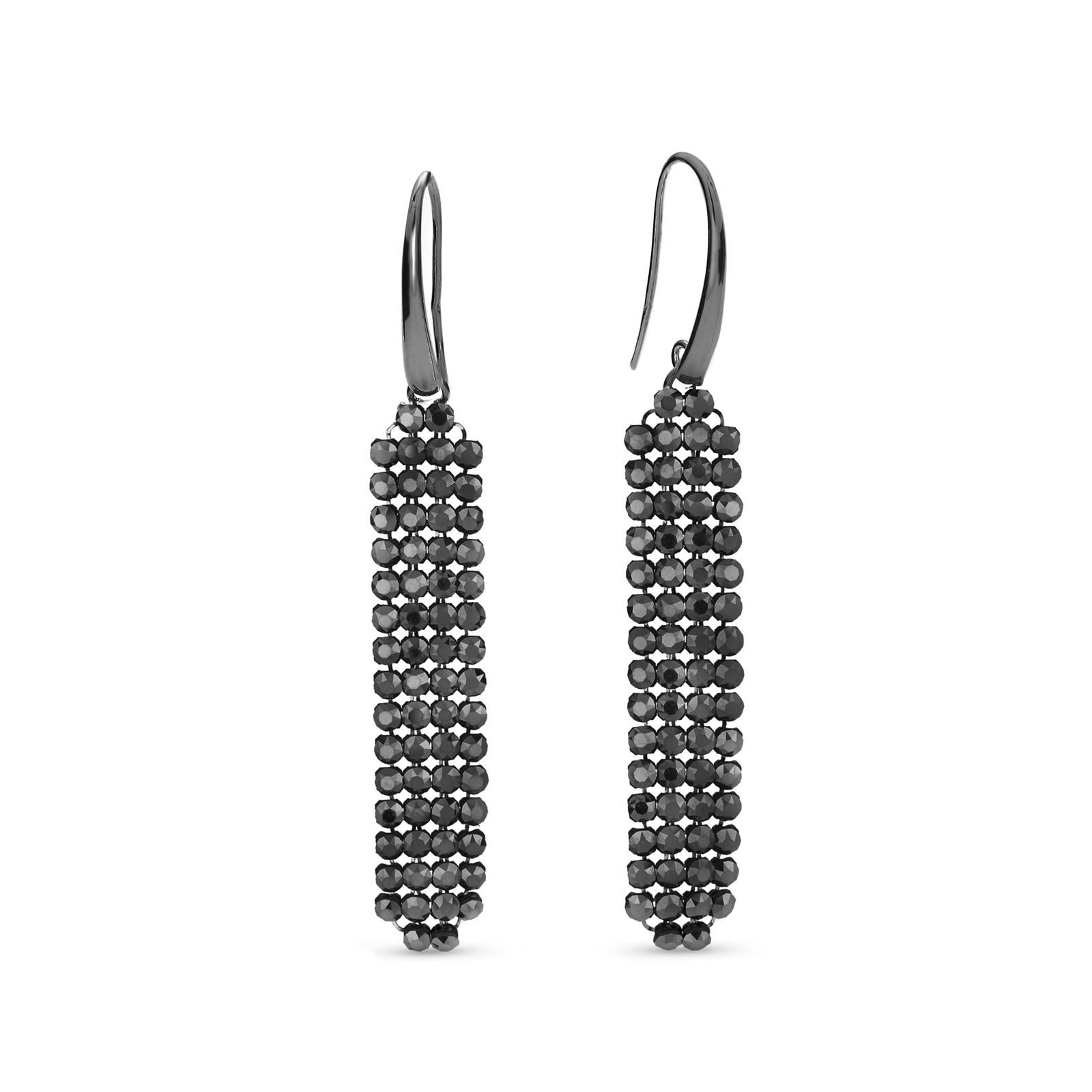 

Серебряные серьги SPARK Classy со Swarovski модели KWMESH4H