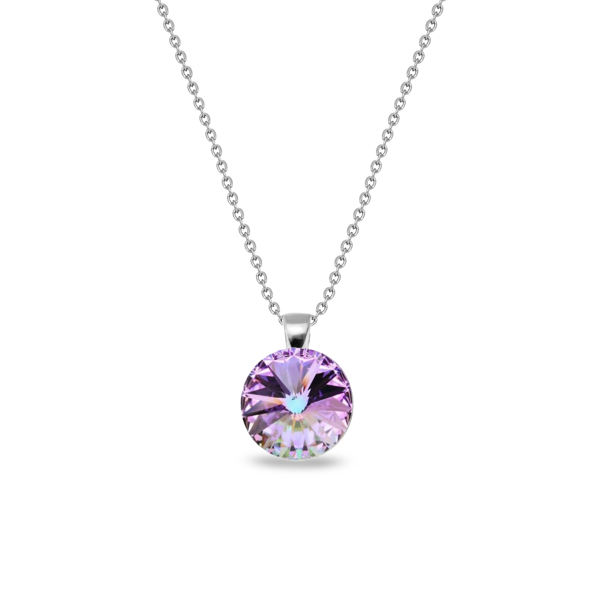 

Серебряный кулон c цепочкой SPARK CANDY со Swarovski модели N112212VL