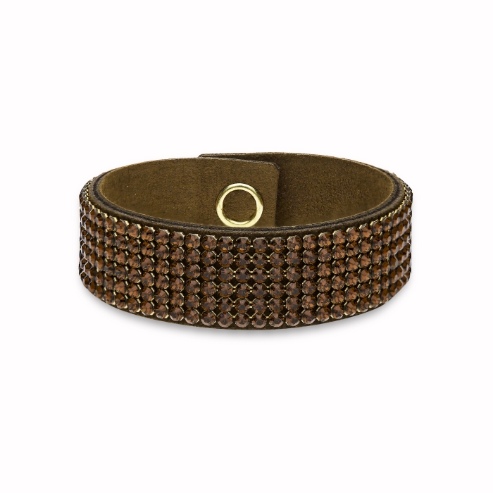 

Браслет из алькантары SPARK Chic Small со Swarovski модели BMESH6BRST