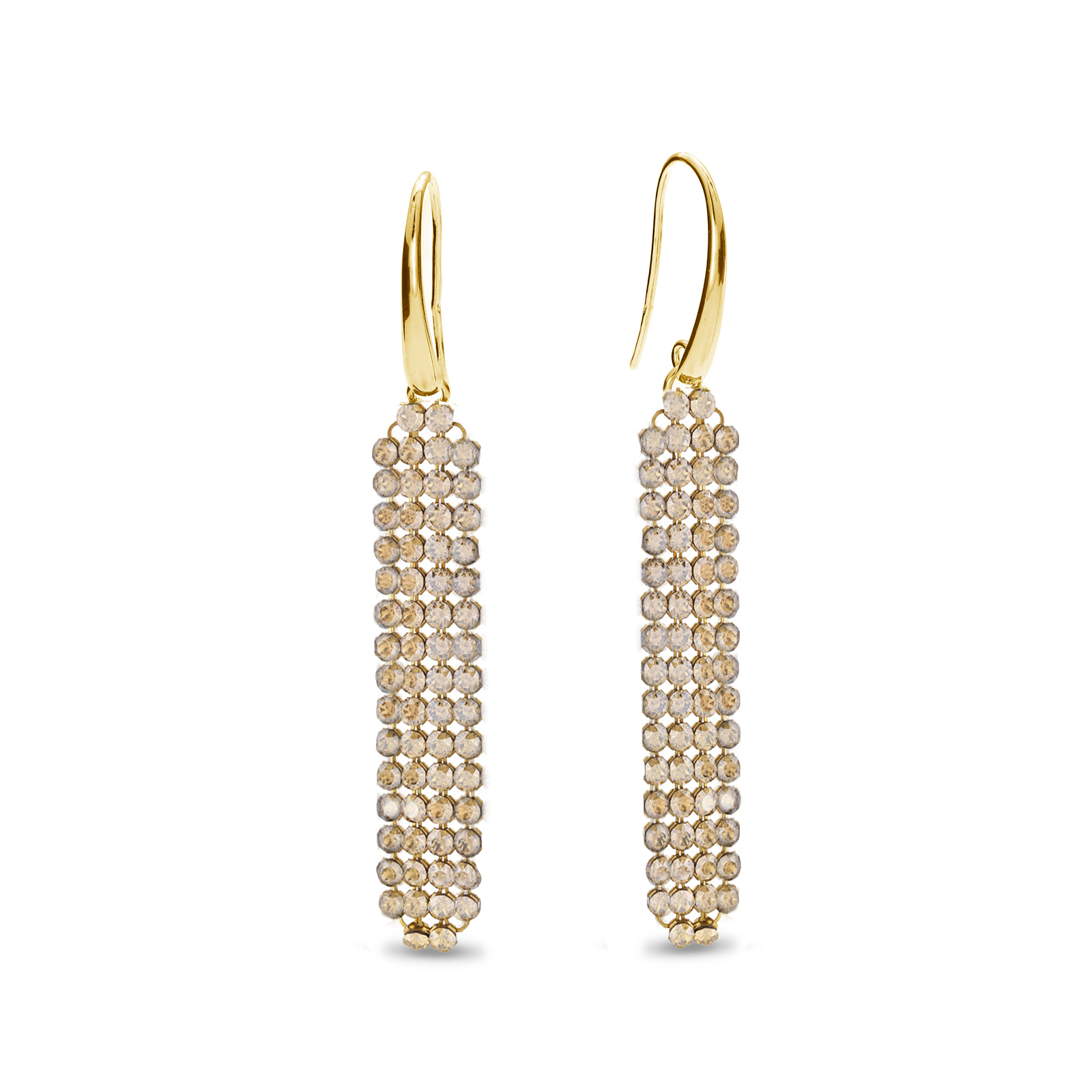 

Серебряные серьги SPARK Classy со Swarovski модели KWMESH4GS