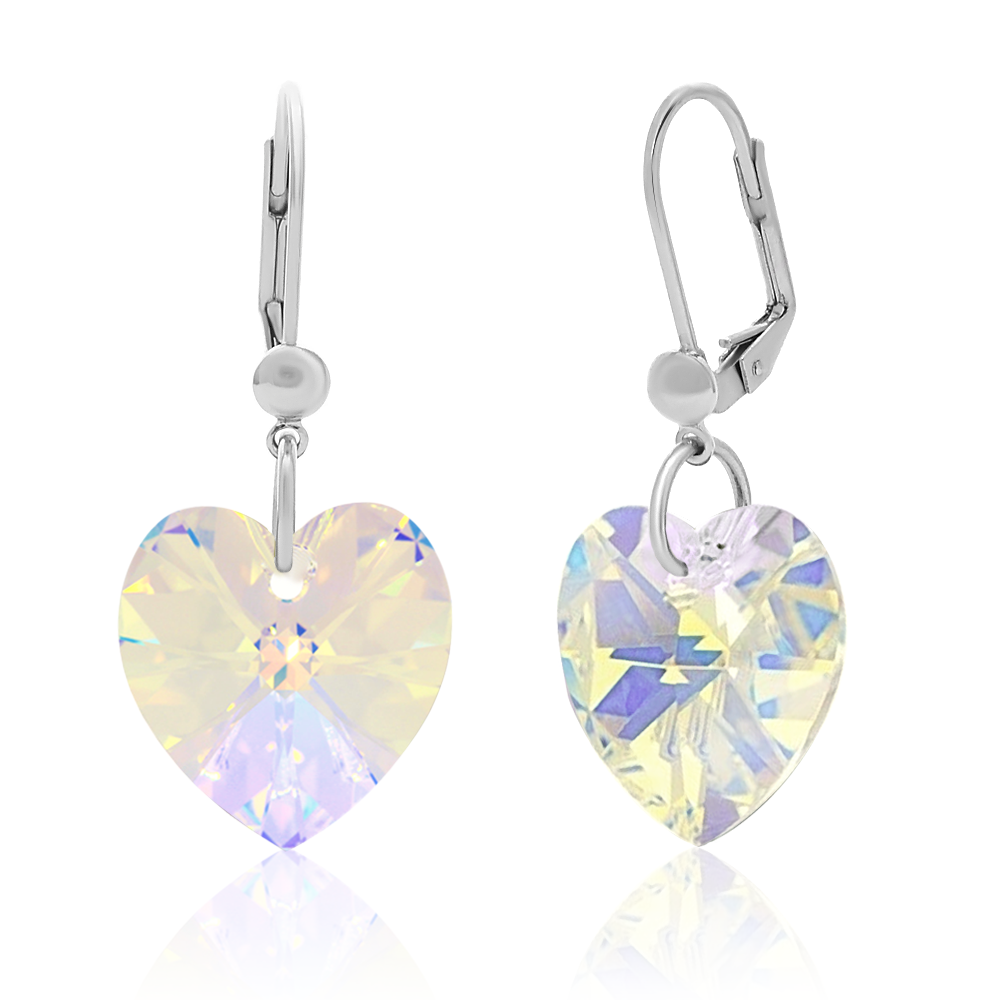 

Серьги KOBI Heart со Swarovski 18 мм модели 7440-9241-16