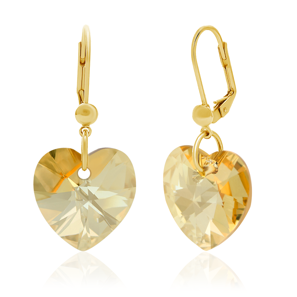 

Серьги KOBI Heart со Swarovski 18 мм модели 7440-9241-35