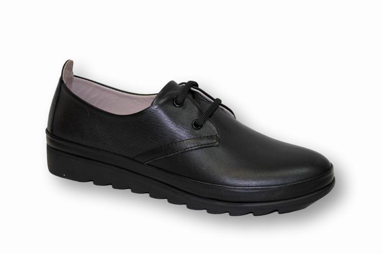

Женские черные кожаные туфли комфорт VASARI trend Черный 70014 36
