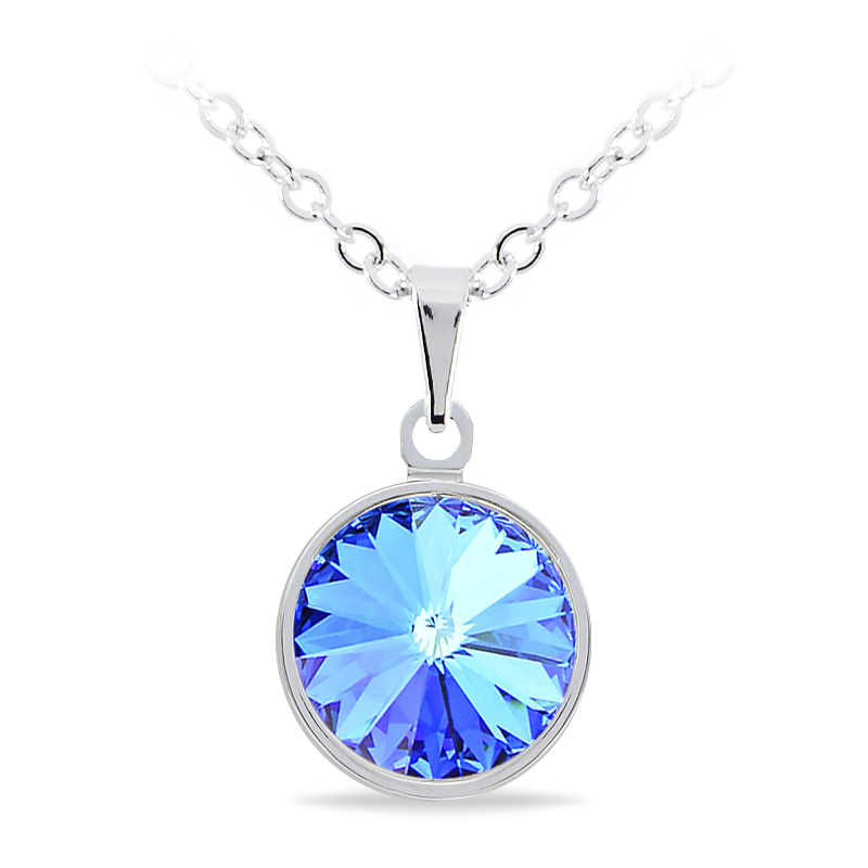 

Кулон c цепочкой KOBI RIVOLI 1 со Swarovski 12 мм модели 7430-4806-35-32