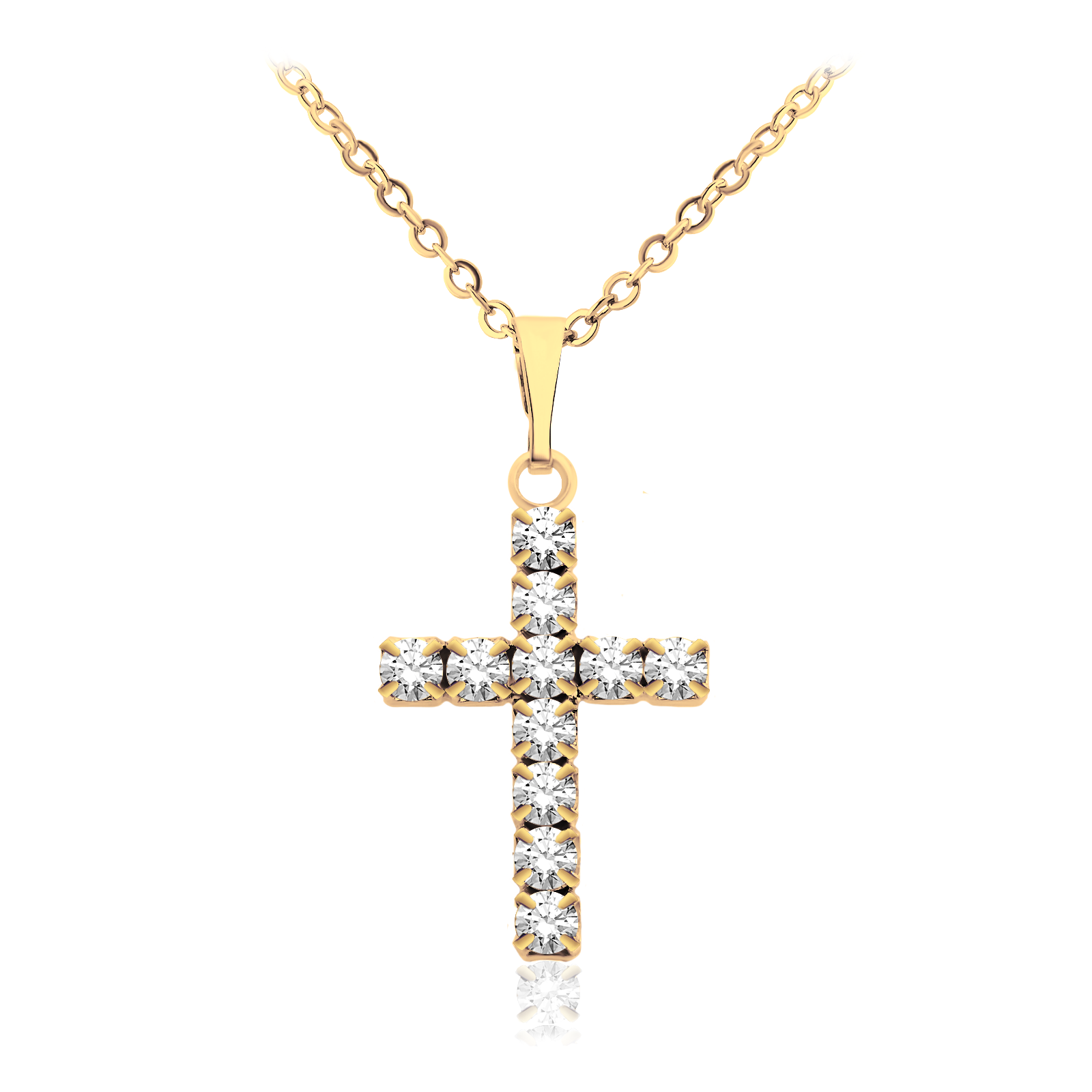 

Кулон-крестик KOBI Krizek 32 мм со Swarovski модели 7431-0131-02-35