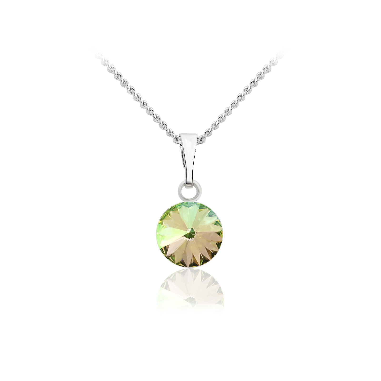 

Кулон c цепочкой KOBI Rivoli 8 мм с кристаллом Swarovski модели 7730-1188-44-32