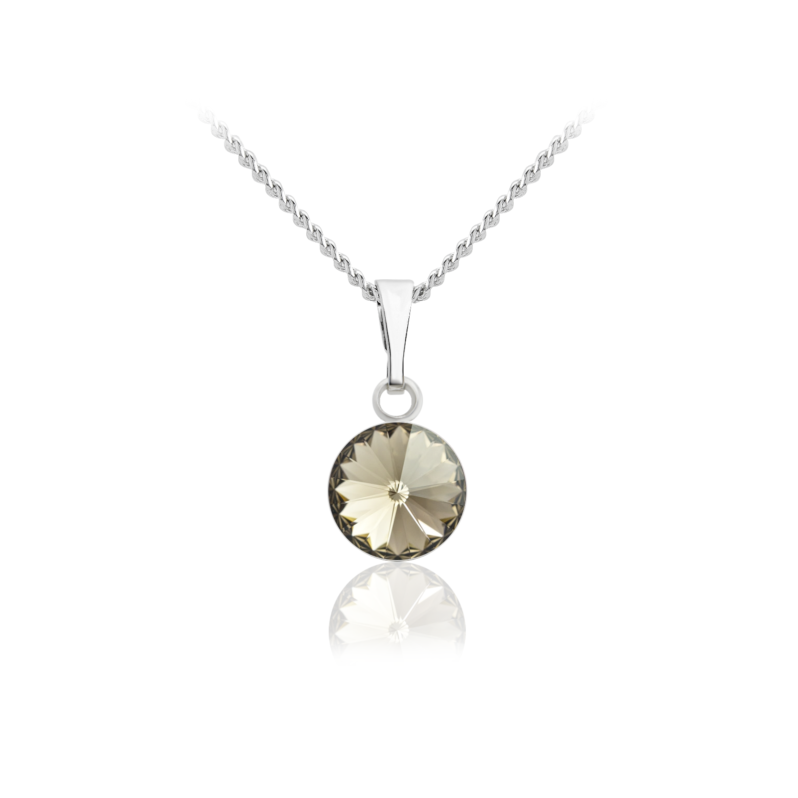 

Кулон c цепочкой KOBI Rivoli 8 мм с кристаллом Swarovski модели 7730-1188-57-32