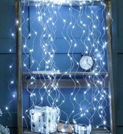 

Светодиодная гирлянда конский хвост 510 LED 17 линий по 30 LED 3м Garland RD-222 Белый (М-13807)