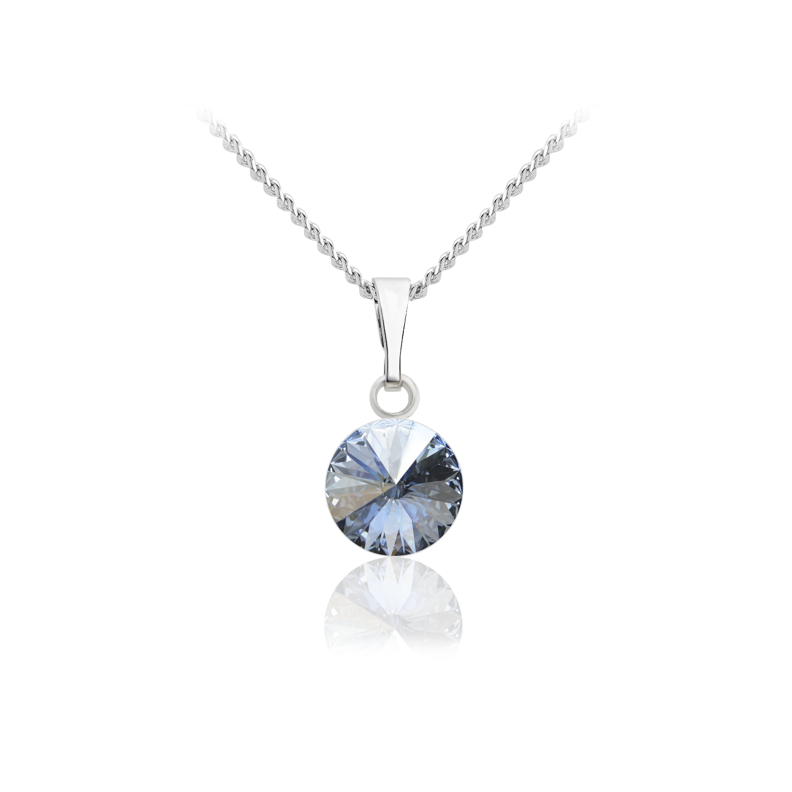 

Кулон c цепочкой KOBI Rivoli 8 мм с кристаллом Swarovski модели 7730-1188-82-32