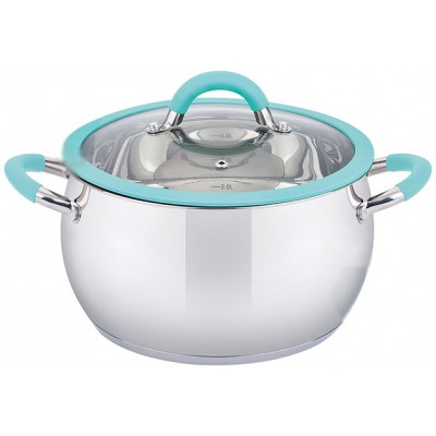 

Кастрюля Pepper Apple Mint Silicone 18 см 3,0 л PR-1110-18