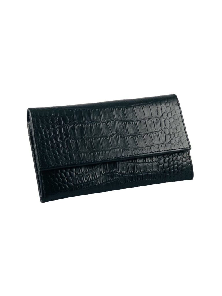 

Кошелек DeKOL 071025-8810 черный крокодил