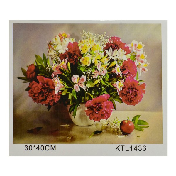 

Картина по номерам Bambi KTL 1436 "Цветы", 30х40см (BAM005739)