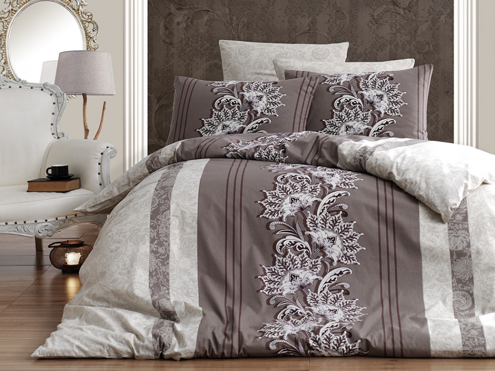 

Постельное белье First Choice Nell kahve евро m014896