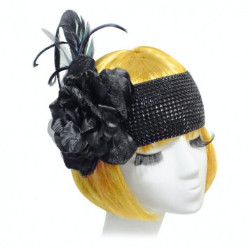 

Резинка на голову Розалинда Seta 18-836BLK