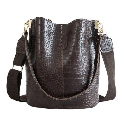 

Сумка женская коричневая Крокодил Dida Crocodile Brown