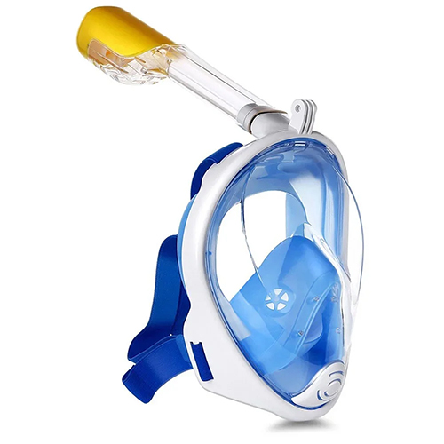 

Маска для подводного плавания снорклинга дайвинга Easybreath Tribord XL Синяя