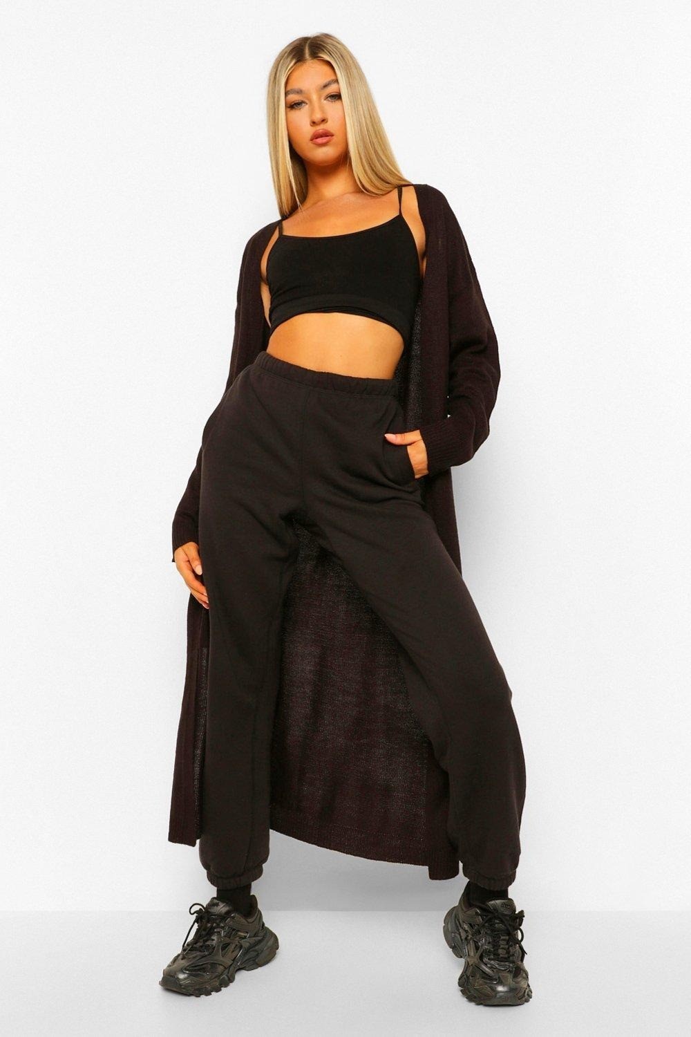 

Кардиган Boohoo 42 черный 5059383539910