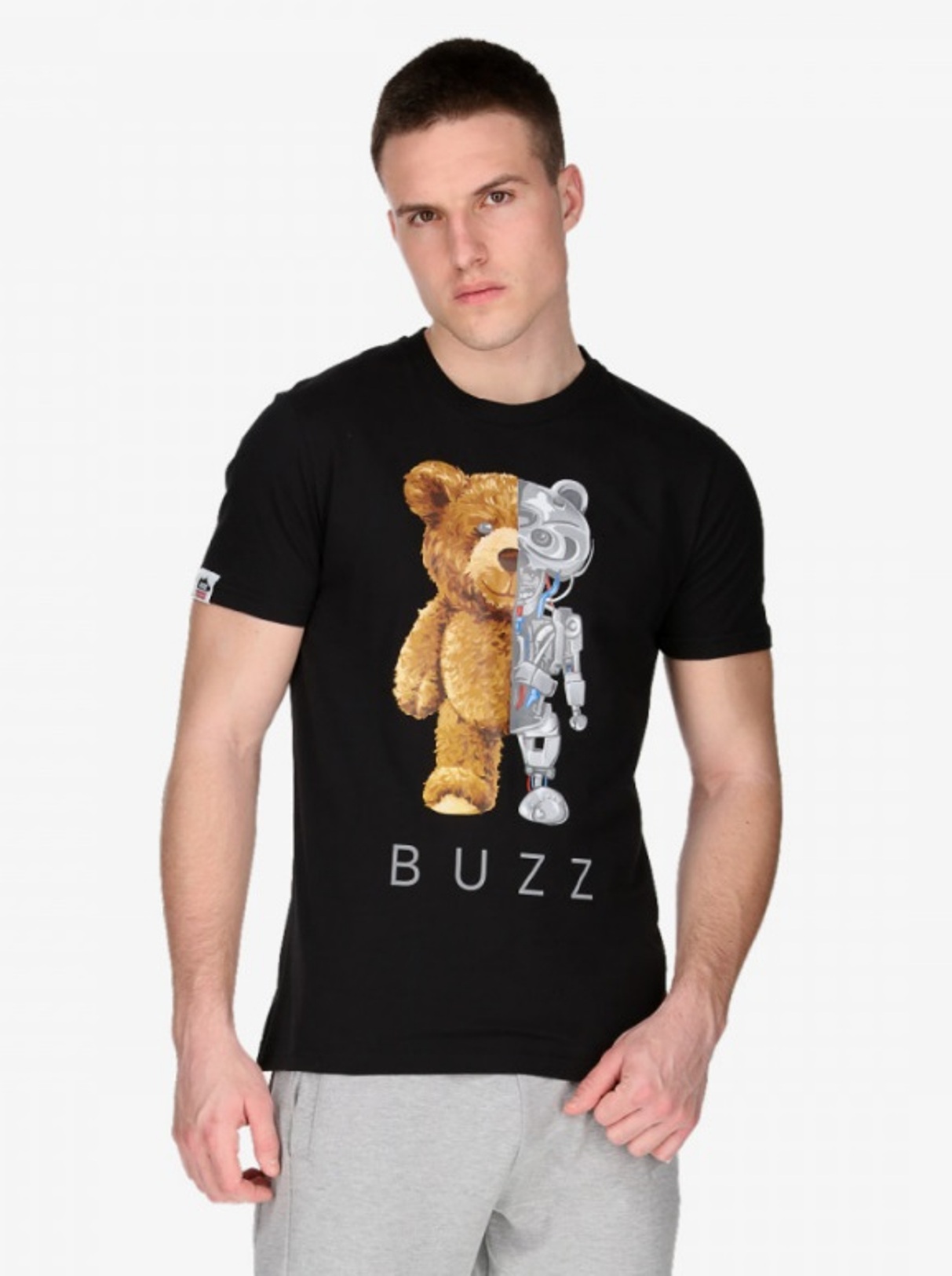 

Футболка с принтом Buzz BZA211M801  Черный, Футболка с принтом Buzz BZA211M801 S Черный