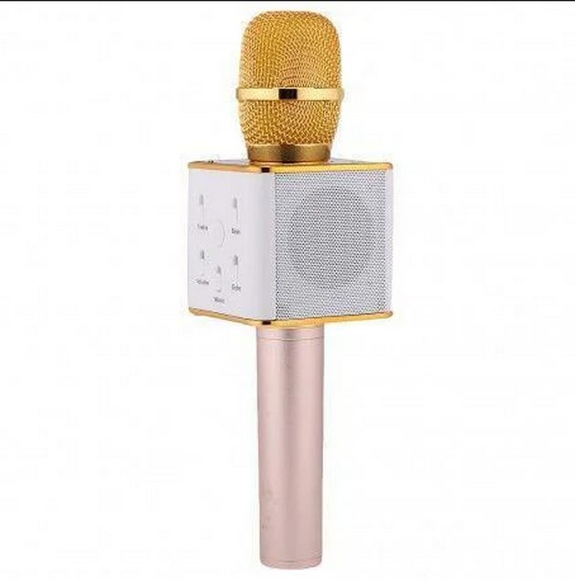 

Беспроводной Караоке микрофон колонка Bluetooth FanMusic Q7 Gold Original