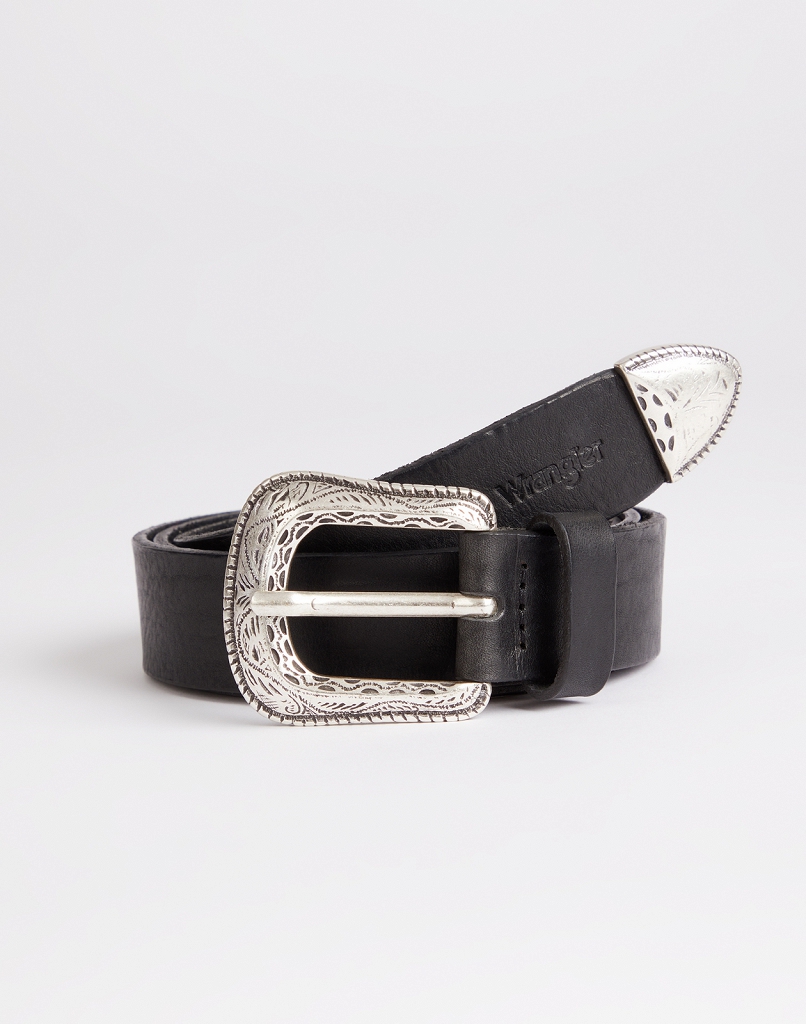 

Ремень Wrangler Western Buckle Belt Черный 75-00