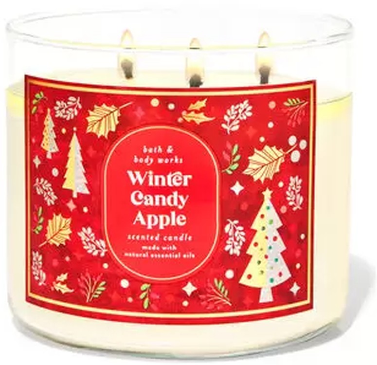 

Свеча ароматизированная Bath and Body Works WINTER CANDY APPLE 3-Wick Candle 411 г