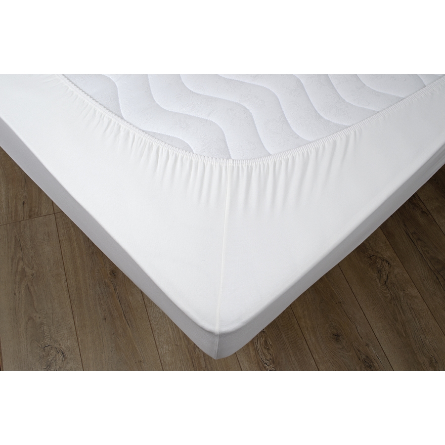 

Современная простынь на резинке Cottonflex Othello 180х200 см Белый