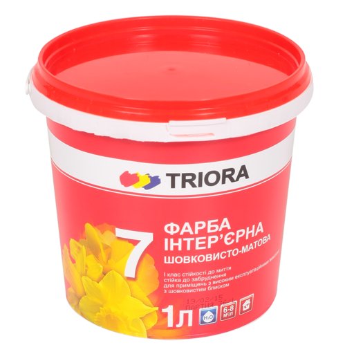

Краска износостойкая латексная TRIORA 7 1 л 11003601