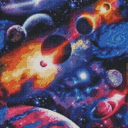

Алмазная мозайка ArtStory В космосе 40*50см в коробке