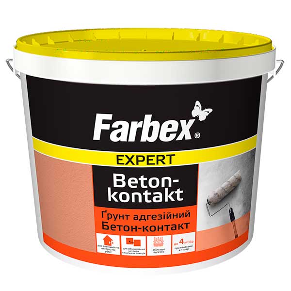 

Грунт адгезионный "Бетон-контакт" Farbex - 14 кг, белый (1481)