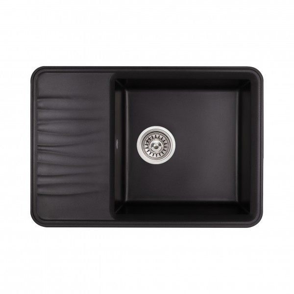 

Кухонная мойка Qtap CS 7440 Black (QT7440BLA404)