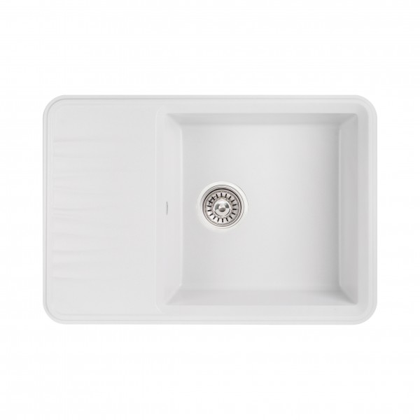 

Кухонная мойка Qtap CS 7440 White (QT7440WHI650)