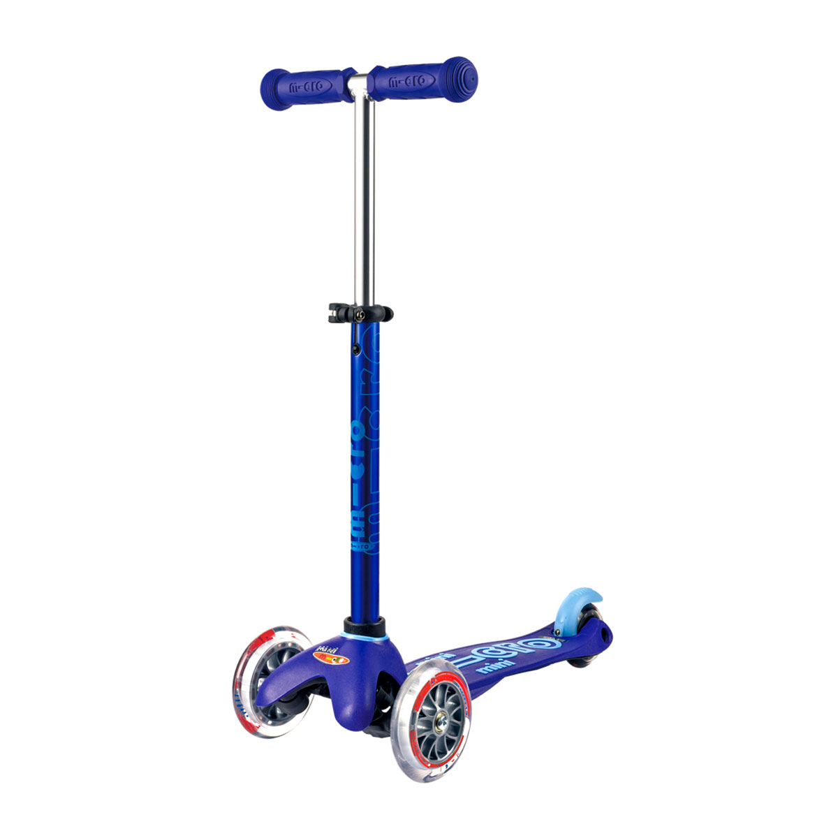 

Самокат MICRO серії "Mini Deluxe" N - СИНІЙ до 50 kg, 3-х колісний