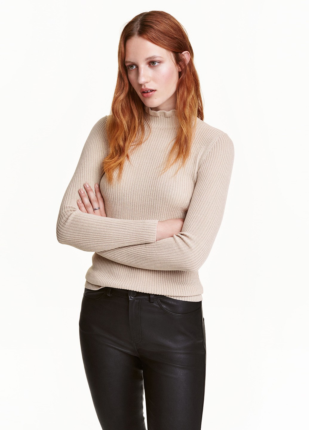 

Свитер H&M 38 Светло-бежевый 0434401_01