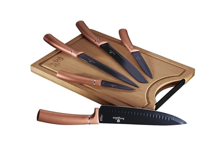

Набор ножей 6 пр. Berlinger Haus Metallic Line ROSE GOLD Edition BH-2575